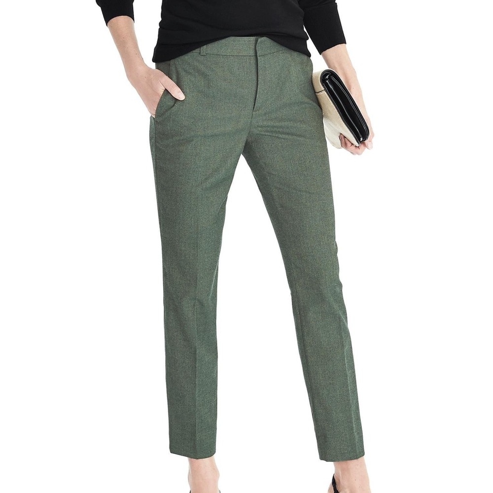 Banana Republic Avery Fit Green Pants 00P